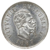 Italy 1867MBN 50 Centesimi Brilliant Uncirculated (MS63)