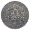Peru 1880BF 5 Pesetas Extra Fine (EF40)