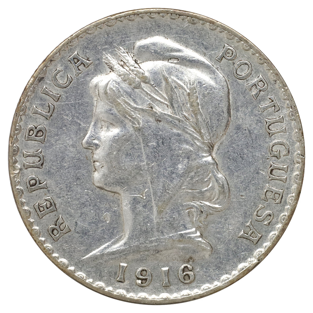 Portugal 1916 Escudo Extra Fine (EF40)
