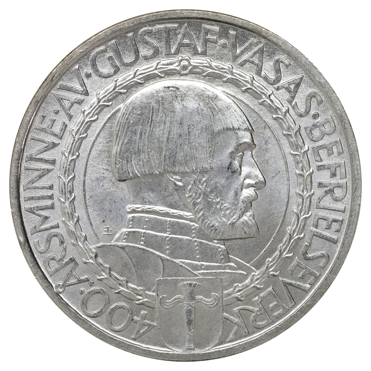 Sweden 1921W 2 Kroner Gem Brilliant Uncirculated (MS65) $