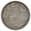Switzerland 1851A 5 Franks EF-AU (EF45) $