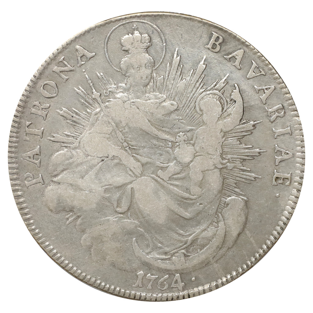 German States 1764 Bavaria Thaler Extra Fine (EF40) (L)