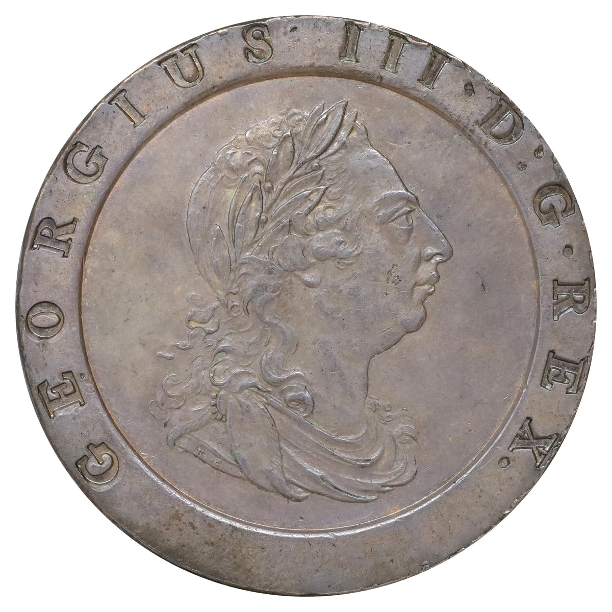 Great Britain 1797 George III 2 Pence Almost Uncirculated (AU50) (L)