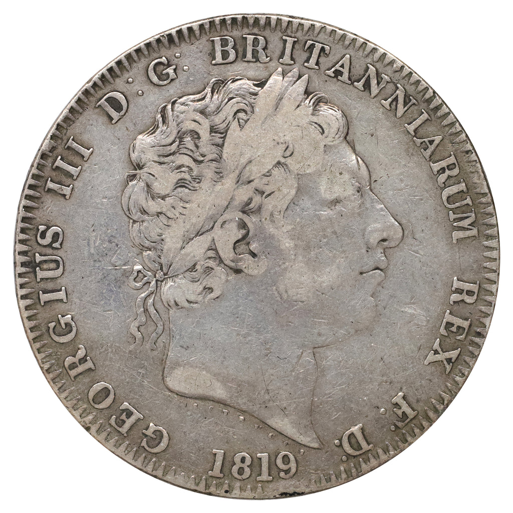 Great Britain 1819LX George III Crown Fine (F12) (L)