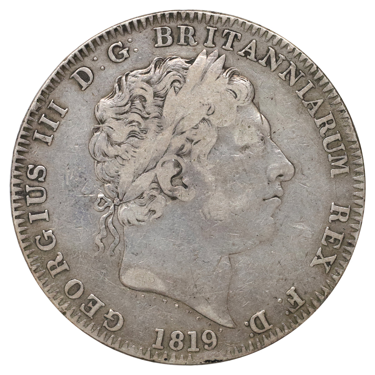 Great Britain 1819LX George III Crown Fine (F12) (L)