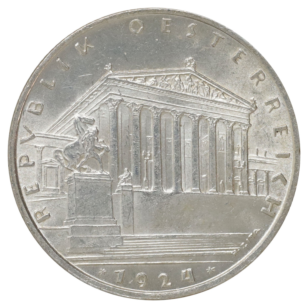 Austria 1924 Schilling Brilliant Uncirculated (MS63) $