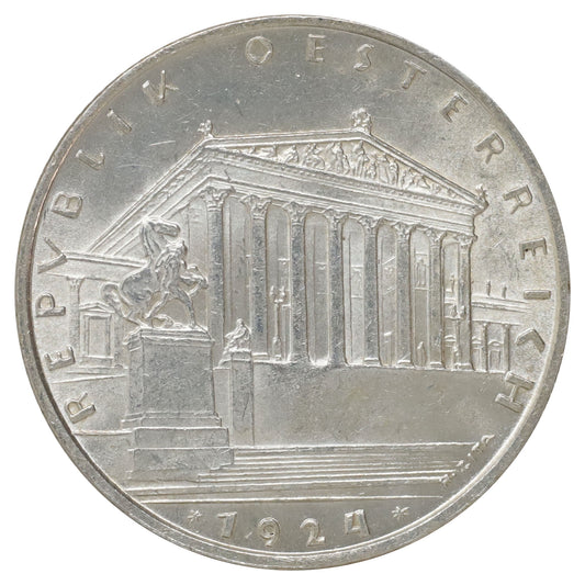 Austria 1924 Schilling Brilliant Uncirculated (MS63) $