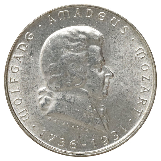Austria 1931 Mozart 2 Schillings UNC+ (MS62) $