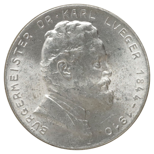 Austria 1935 Karl Lueger 2 Shillings UNC+ (MS62) $