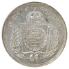 Brazil 1856 Pedro II 500 Reis UNC+ (MS62) $