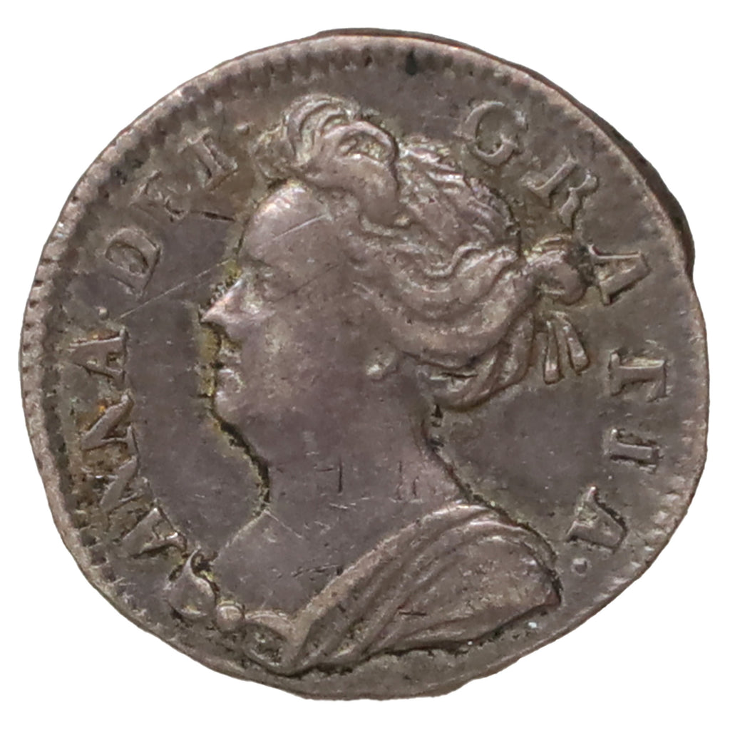 Great Britain 1705 Anne Penny Extra Fine (EF40) $