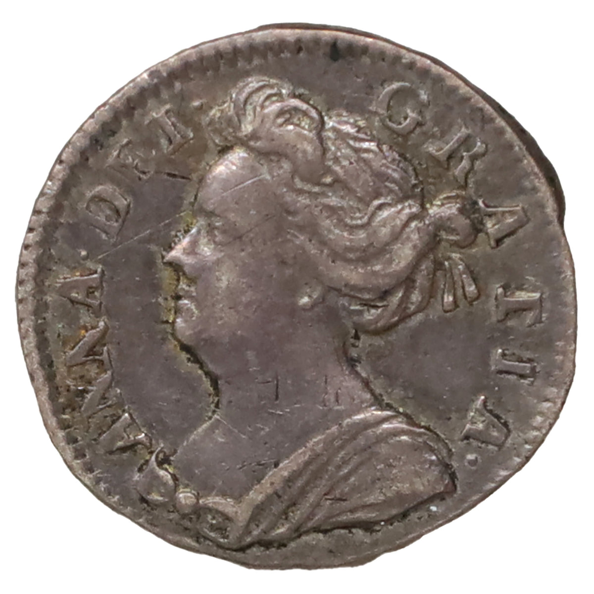 Great Britain 1705 Anne Penny Extra Fine (EF40) $