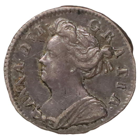 Great Britain 1705 Anne Penny Extra Fine (EF40) $