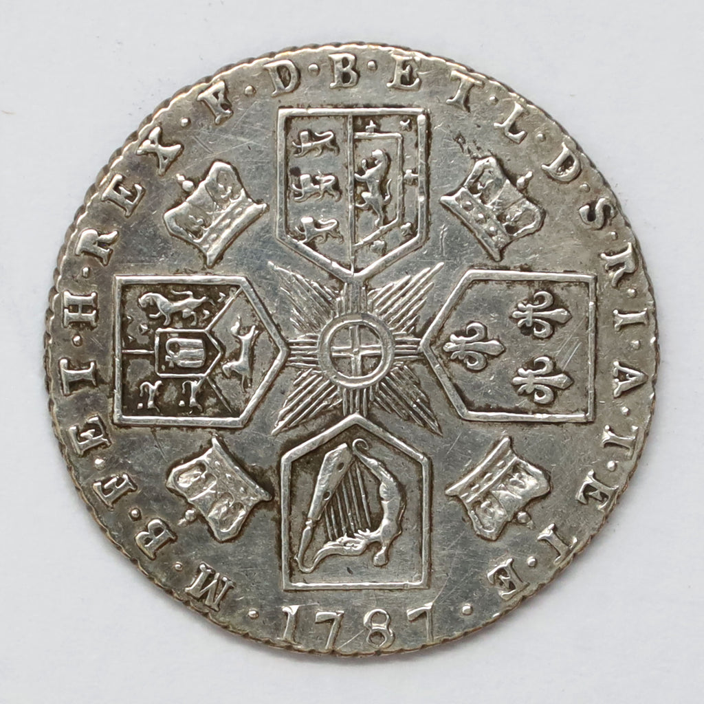 Great Britain 1787 George III 6 Pence VF-EF (VF30) $