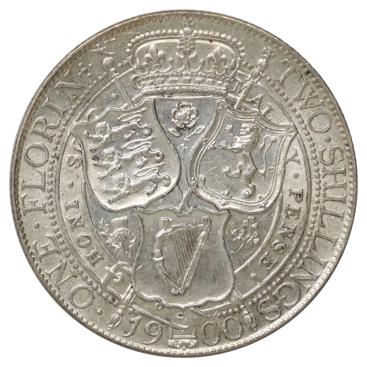 Great Britain 1900 Florin AU-UNC (AU55) $