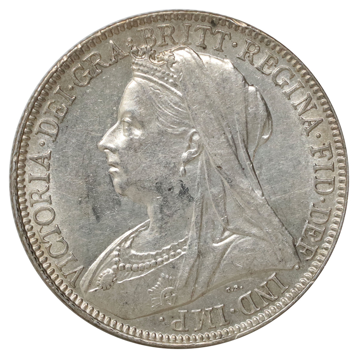 Great Britain 1900 Florin AU-UNC (AU55) $