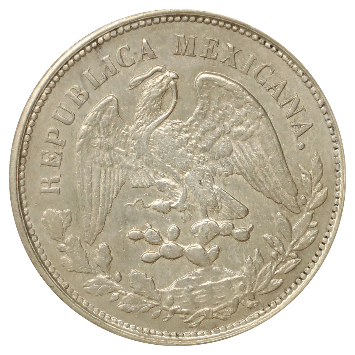 Mexico 1902MO Peso AU-UNC (AU55) (L)