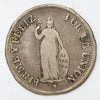 Peru 1828JM Lima 2 Reales Very Fine (VF20) $