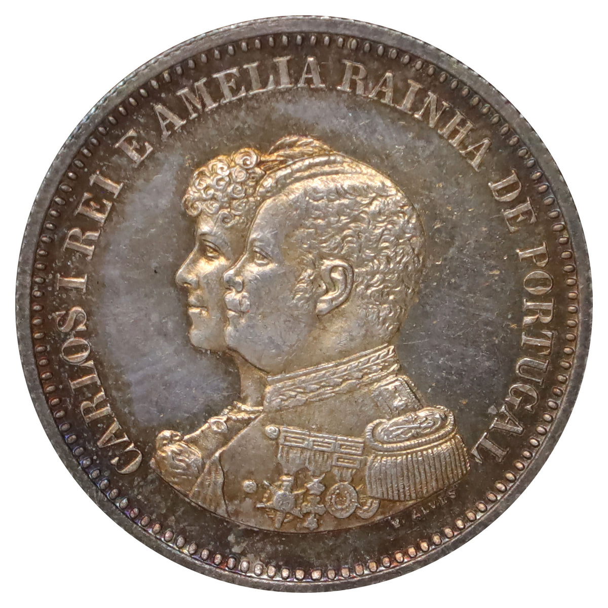 Portugal 1898 400th Ann. Discovery of India 200 Reis Brilliant Uncirculated (MS63)