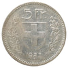 Switzerland 1923B 5 Francs Extra Fine (EF40) $