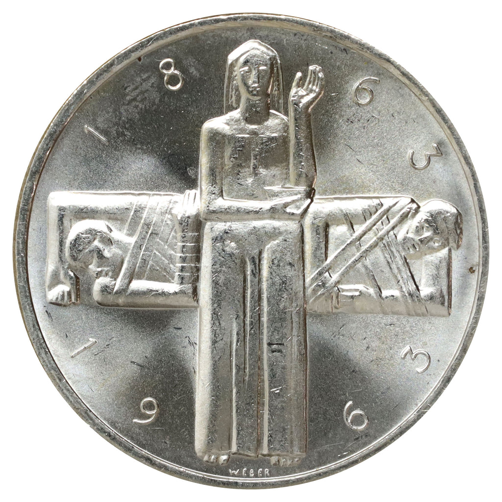 Switzerland 1963B 5 Francs Choice Brilliant Uncirculated (MS64)