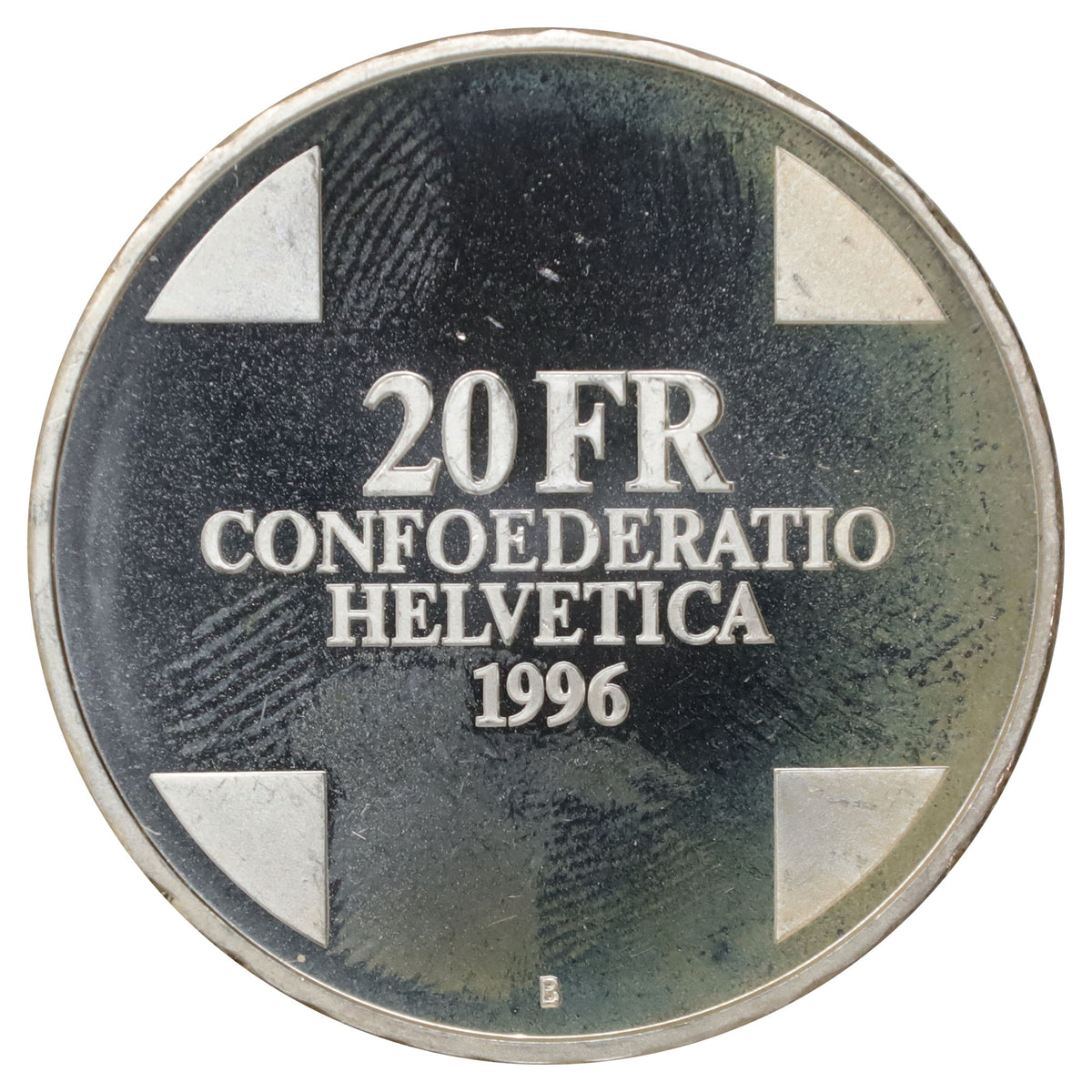 Switzerland 1996B 20 Francs Proof $