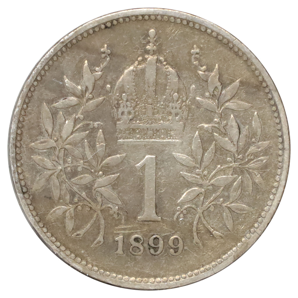 Austria 1899 Corona F-VF (F15)