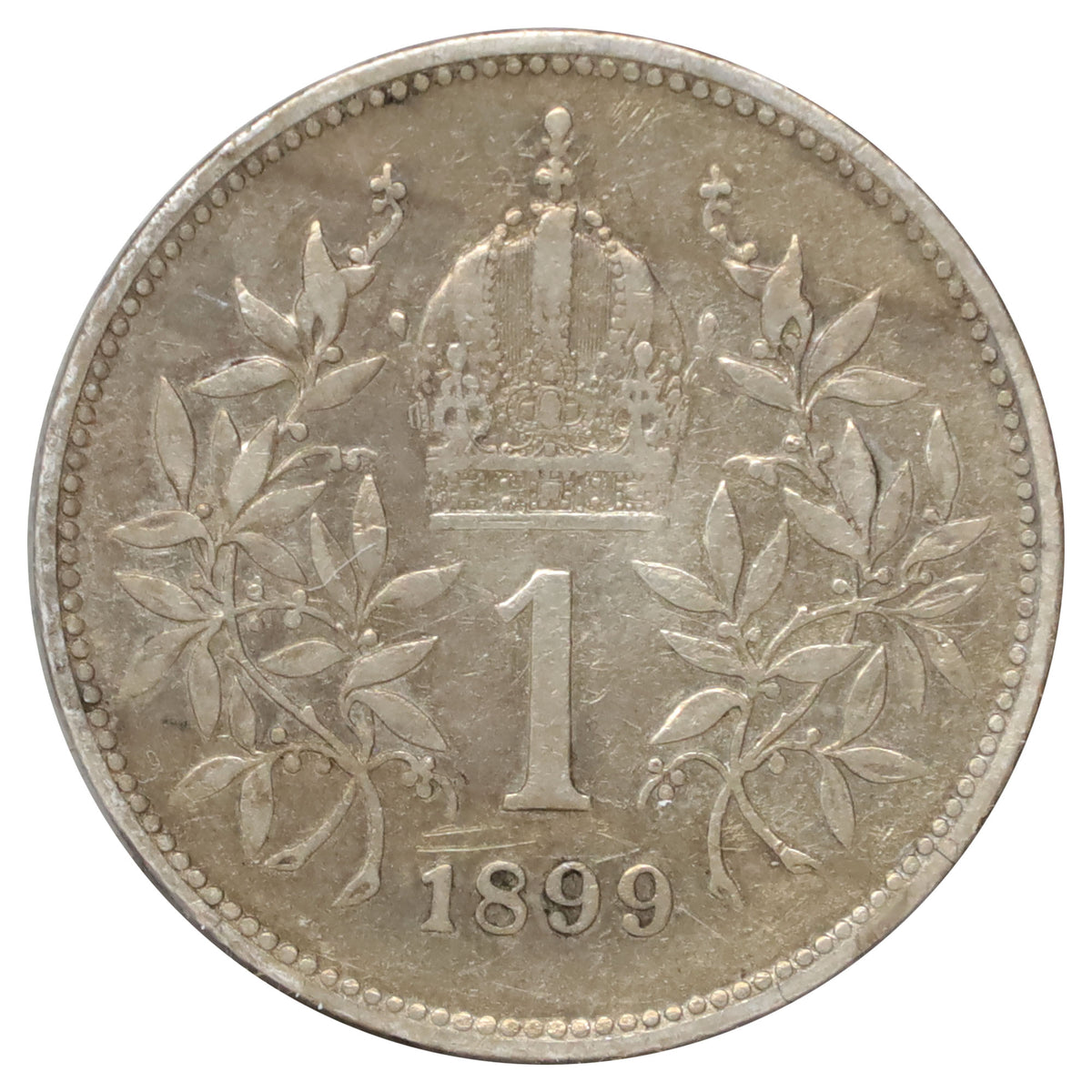 Austria 1899 Corona F-VF (F15)