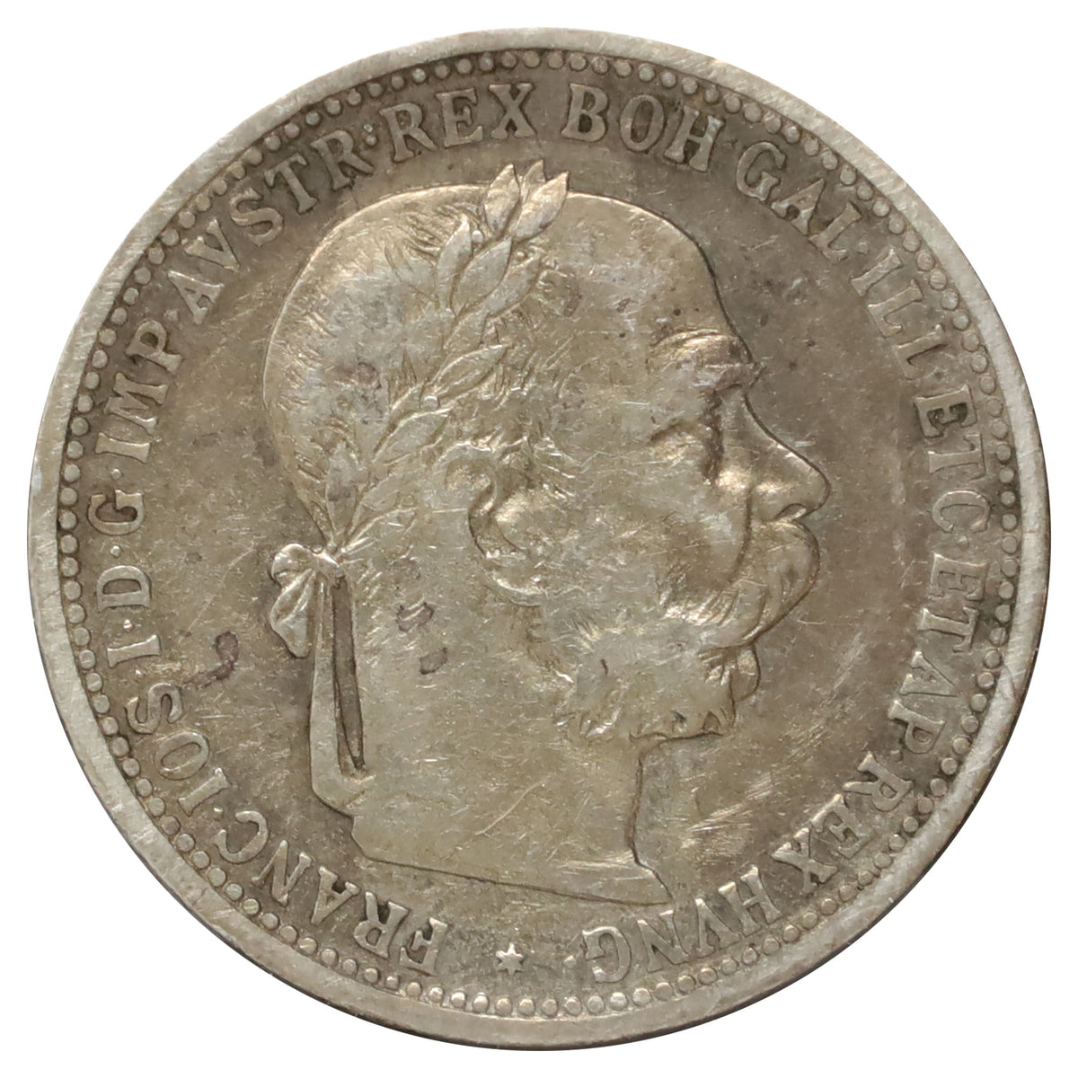 Austria 1899 Corona F-VF (F15)