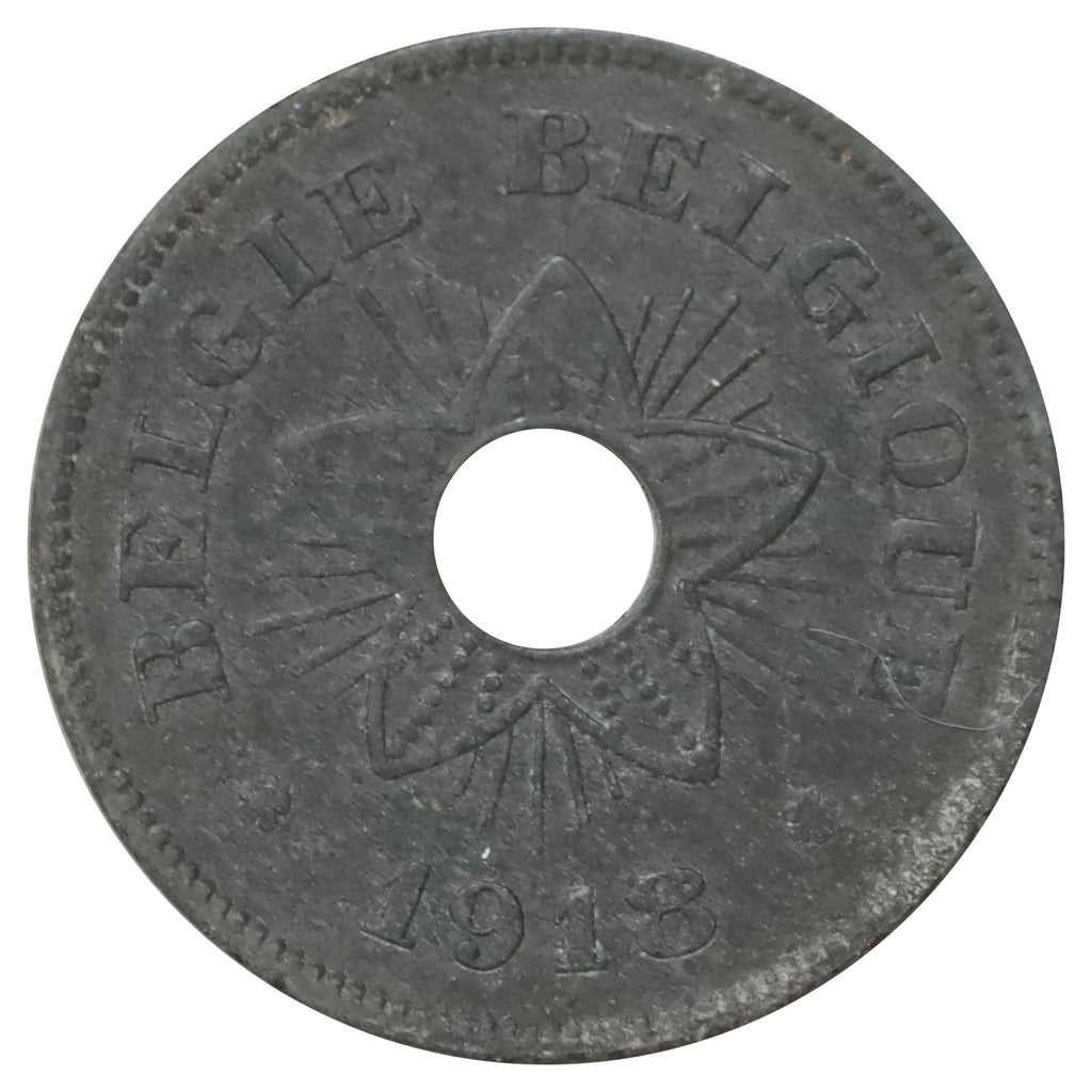 Belgium 1918 50 Centimes EF-AU (EF45)