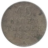 German States 1855A Mecklenburg 1/48 Thaler Fine (F12)