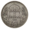 Hungary 1893 Korona Fine (F12)