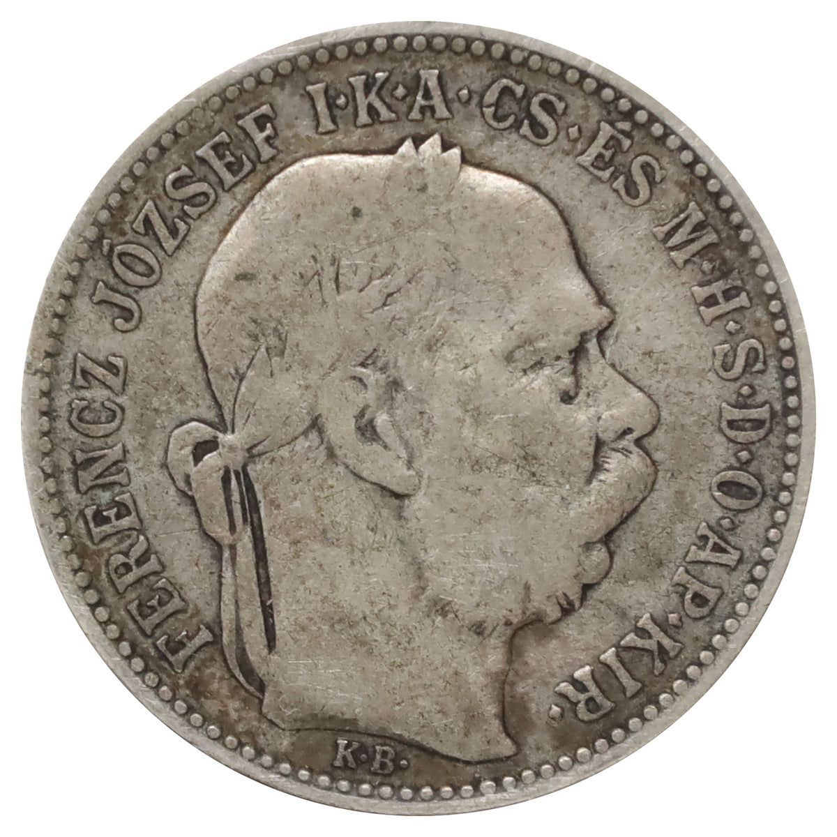 Hungary 1893 Korona Fine (F12)