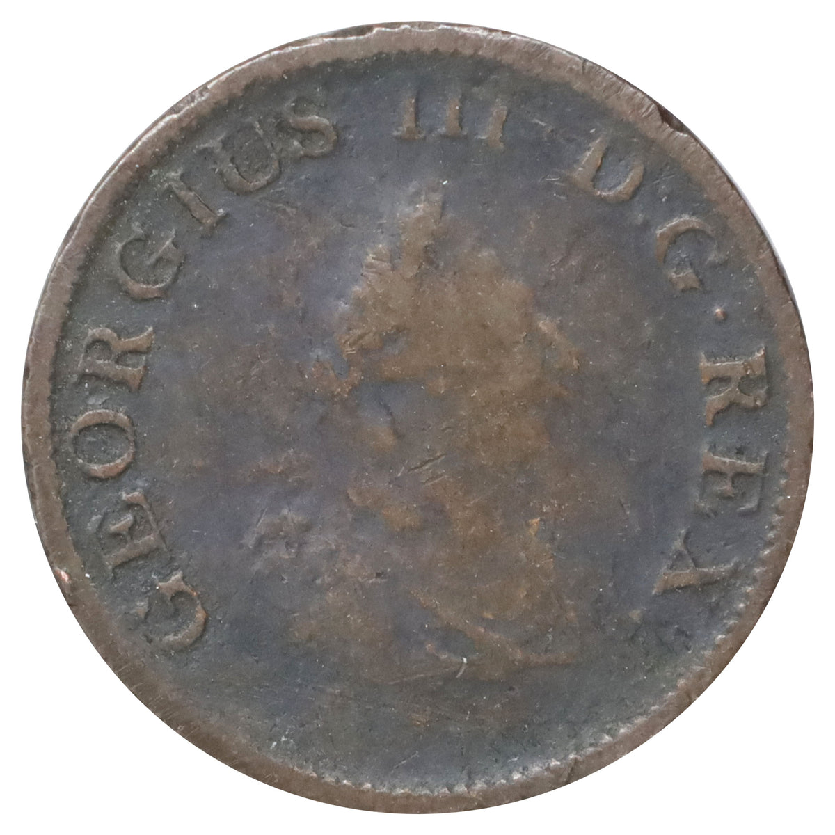 Ireland 1805 1/2 Penny Fine (F12)