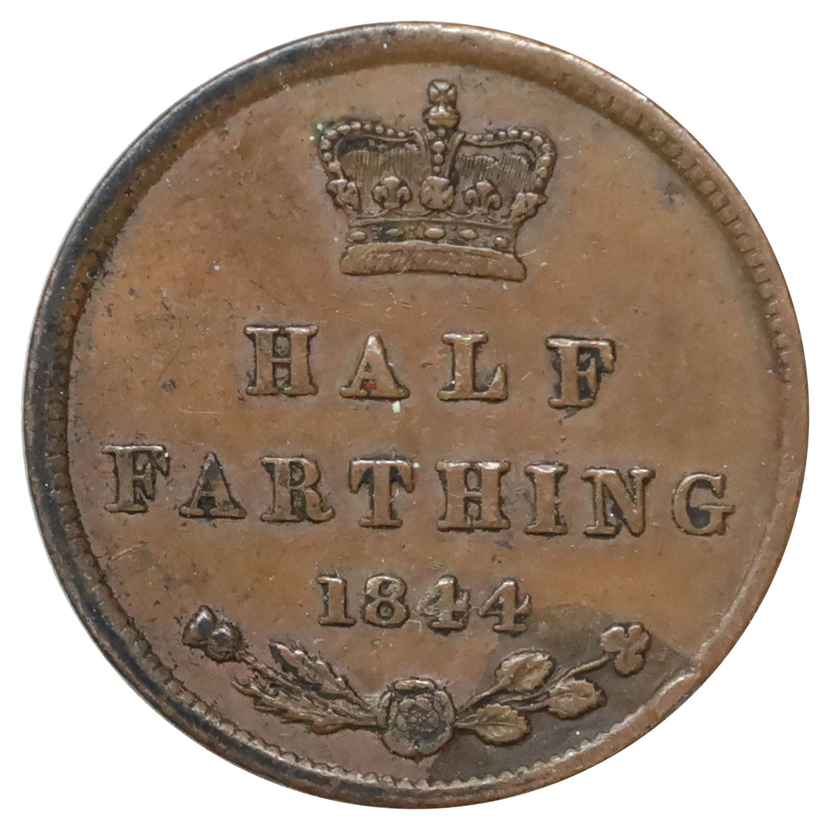 Great Britain 1844 1/2 Farthing VF-EF (VF30)