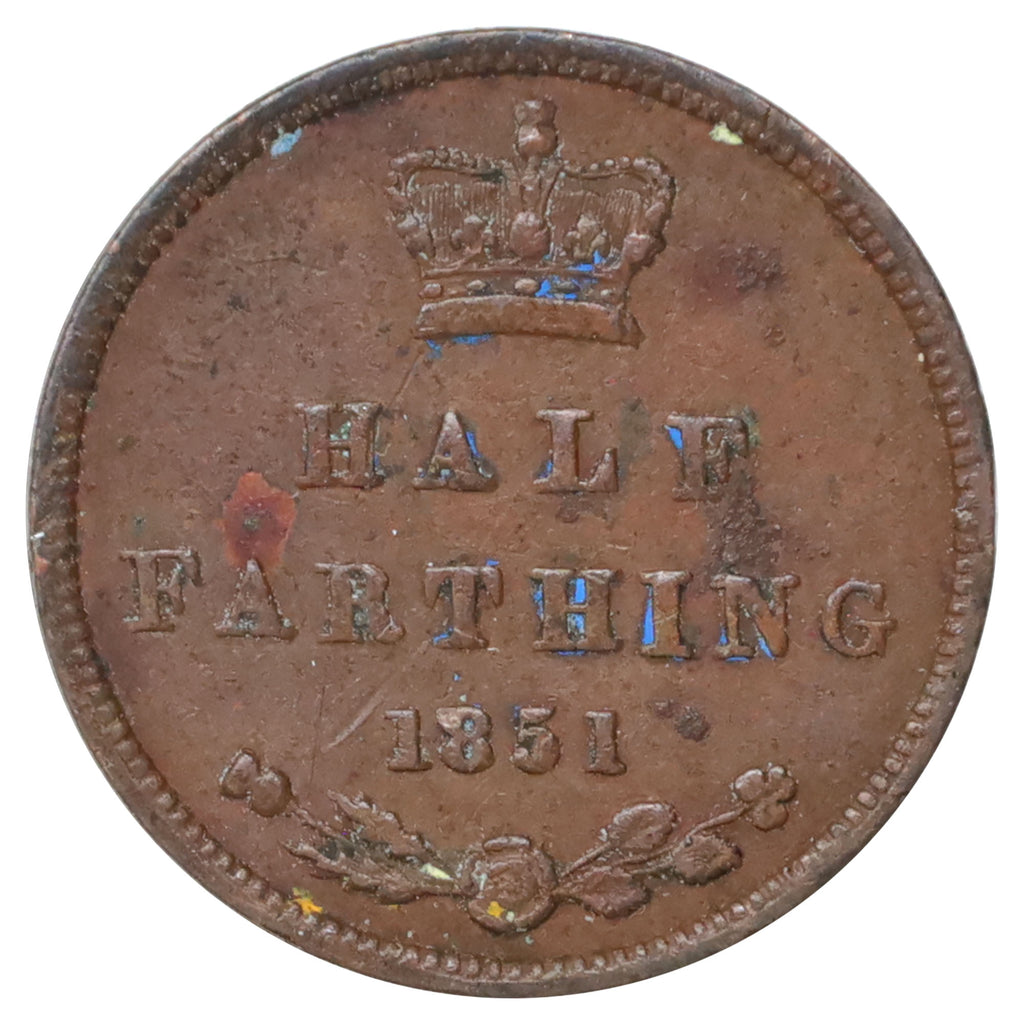 Great Britain 1851 1/2 Farthing Very Fine (VF20)