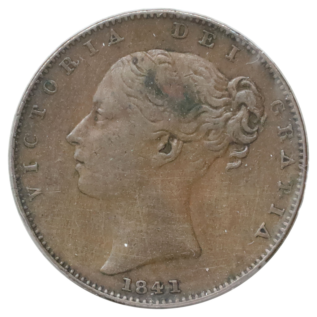 Great Britain 1841 Farthing F-VF (F15)