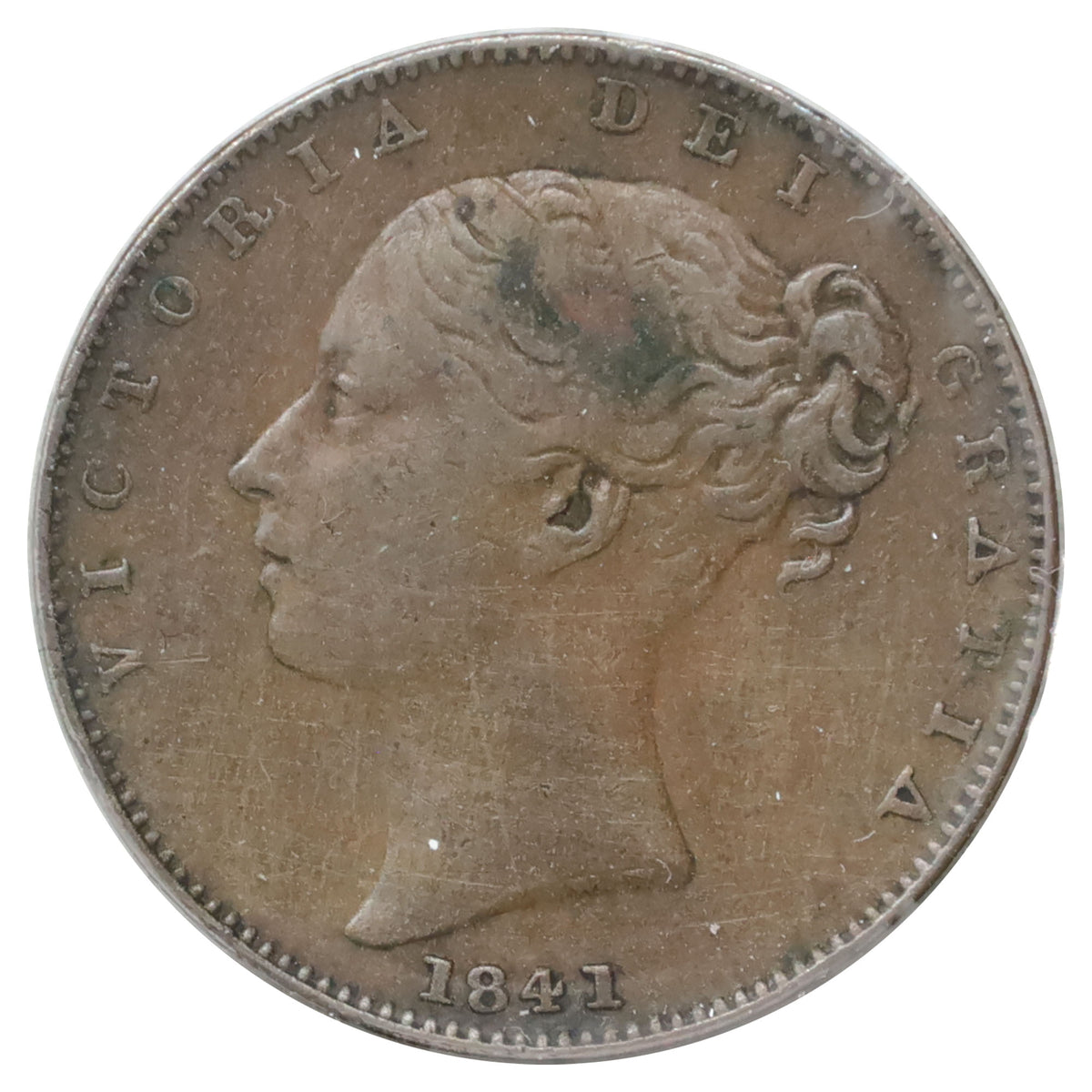 Great Britain 1841 Farthing F-VF (F15)