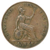Great Britain 1847 Farthing Fine (F12)