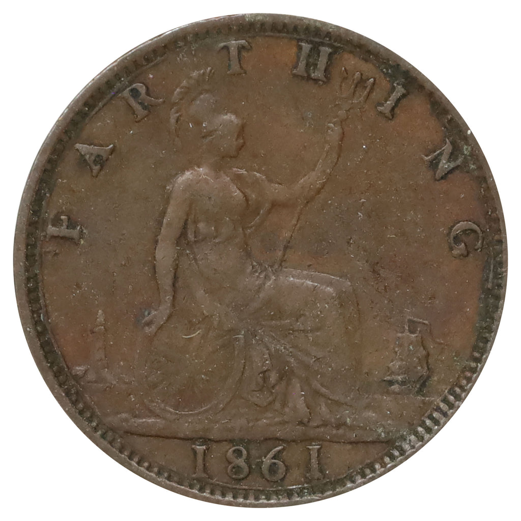 Great Britain 1861 Farthing Very Fine (VF20)
