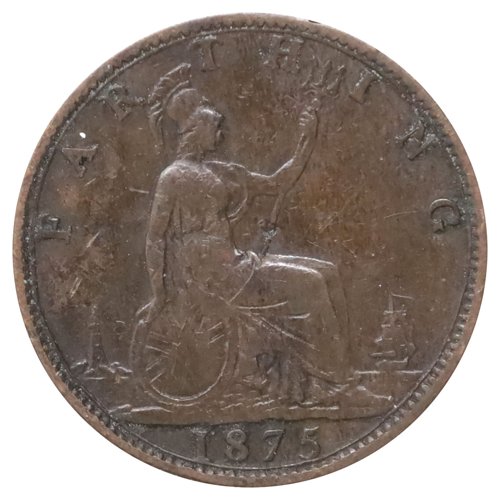 Great Britain 1875 Farthing Very Fine (VF20)