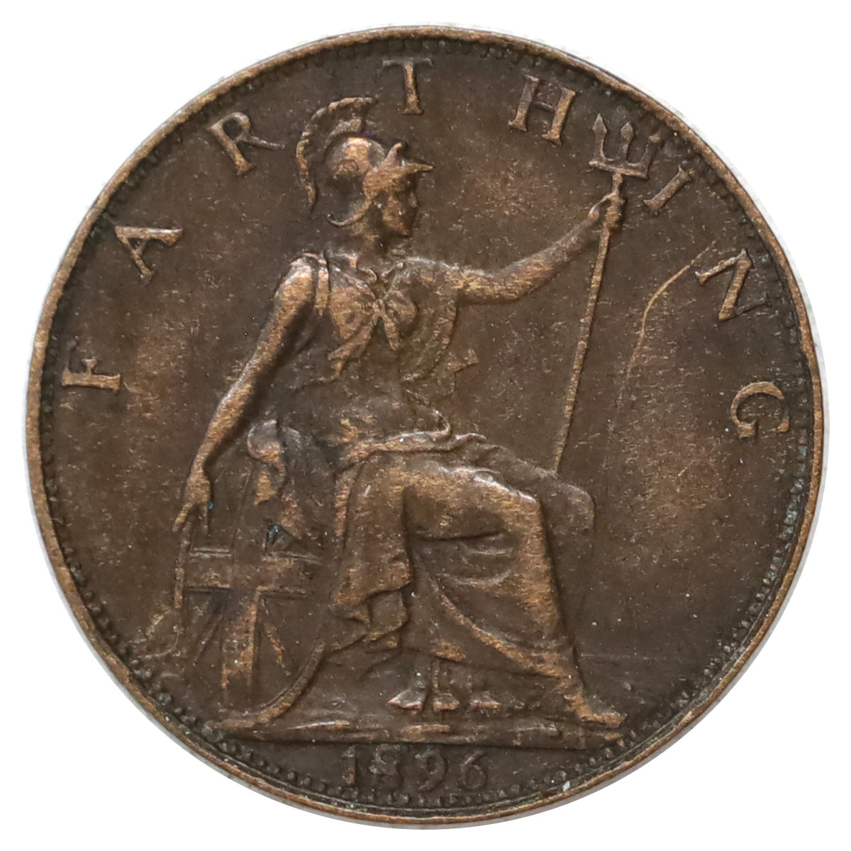 Great Britain 1896 Farthing Extra Fine (EF40)