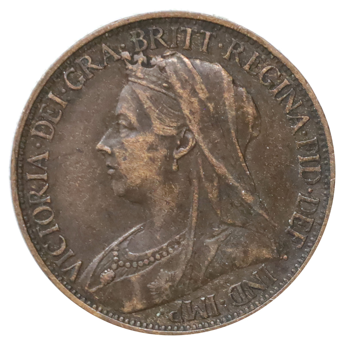 Great Britain 1896 Farthing Extra Fine (EF40)