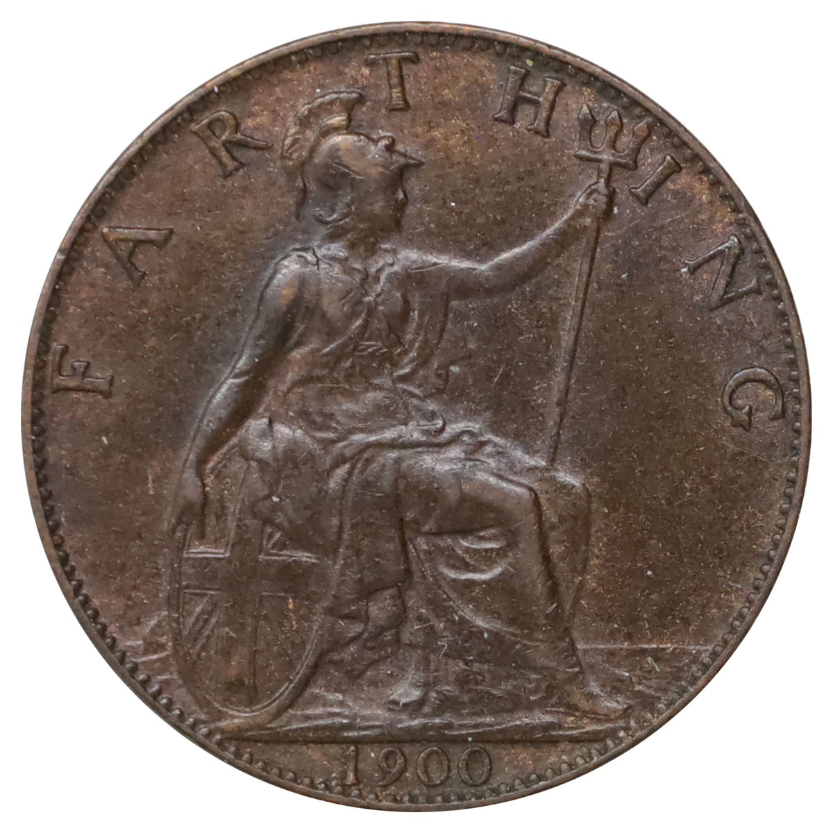 Great Britain 1900 Farthing Extra Fine (EF40)