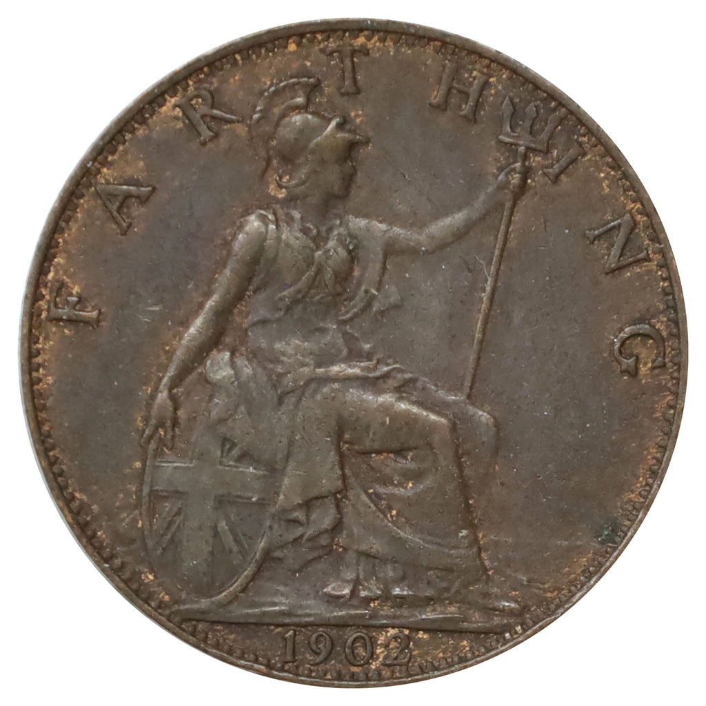 Great Britain 1902 Farthing Extra Fine (EF40)