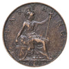 Great Britain 1908 Farthing Extra Fine (EF40)