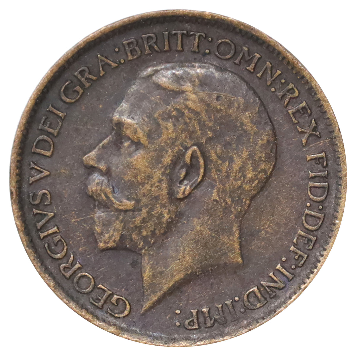Great Britain 1913 Farthing Extra Fine (EF40)