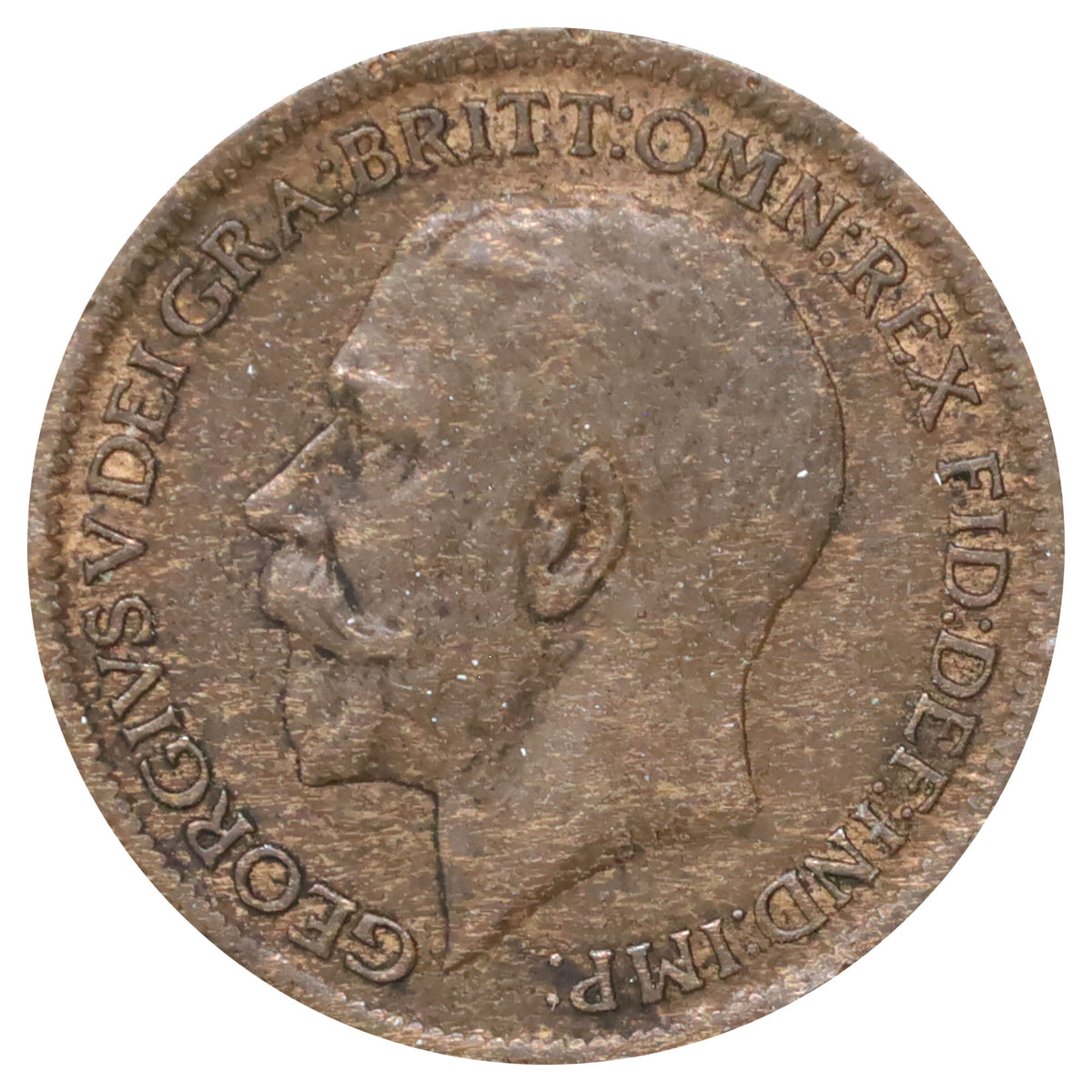 Great Britain 1919 Farthing Extra Fine (EF40)