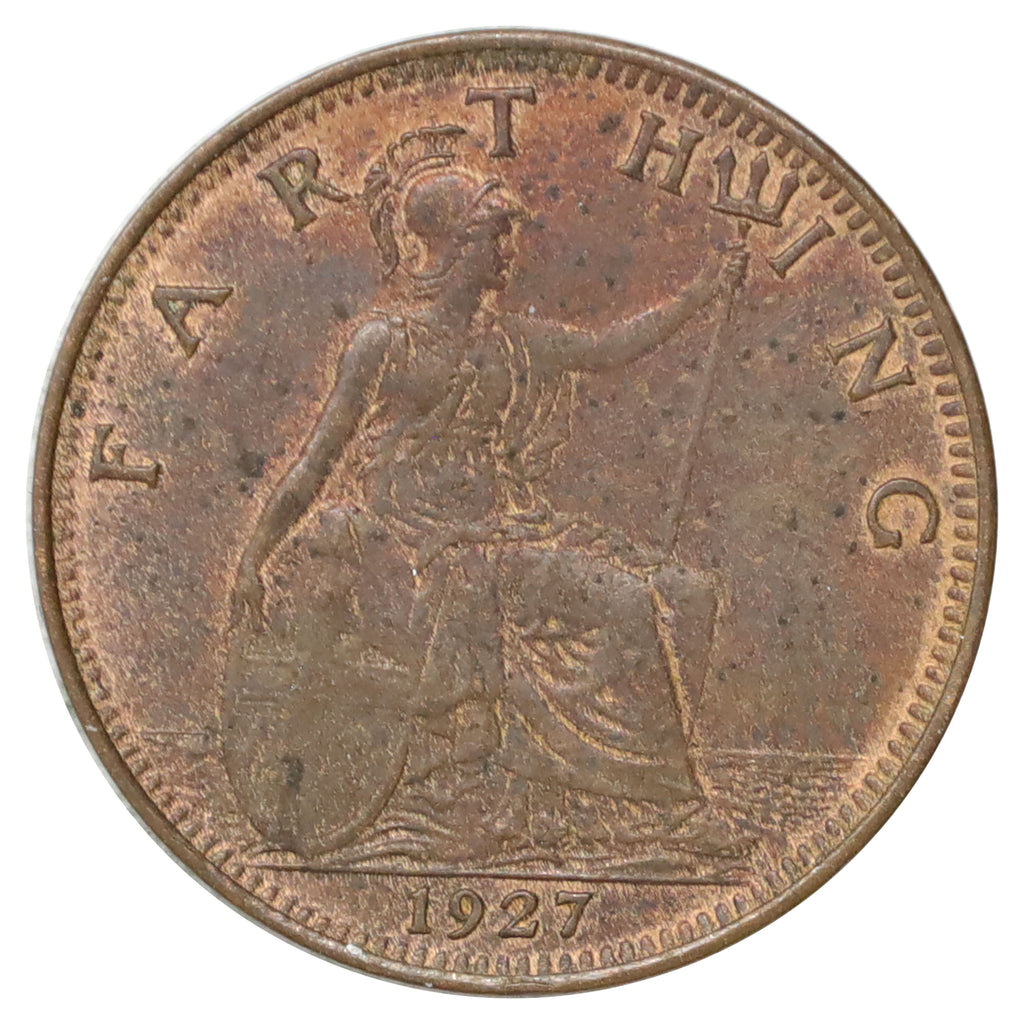 Great Britain 1927 Farthing AU-UNC (AU55)