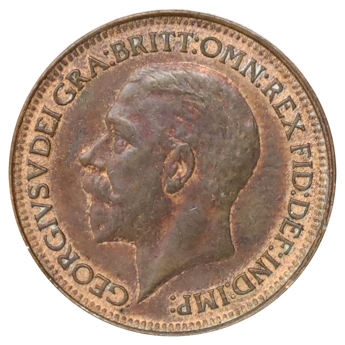 Great Britain 1927 Farthing AU-UNC (AU55)